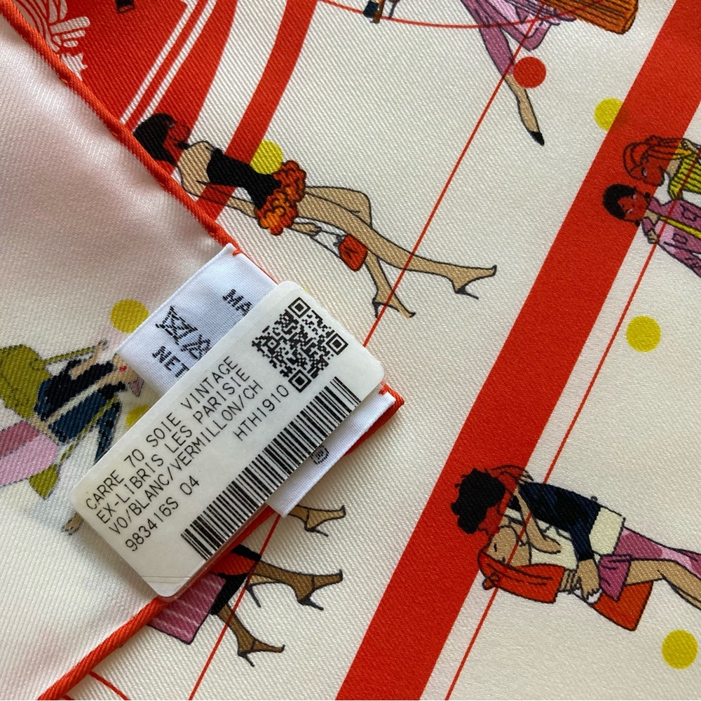 NWT Hermes Ex-Libris Les Parisiennes Silk Scarf - Picture 2 of 16